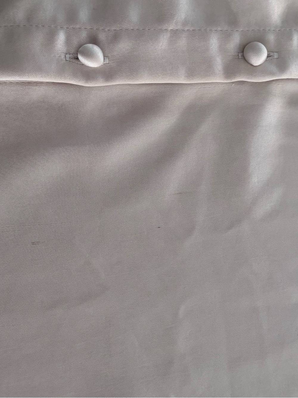Princess Polly Off White Satin Button-Up Top - Picture 9 of 11